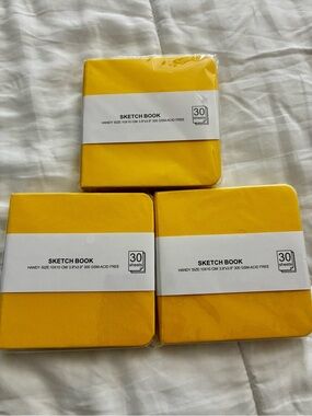 Yellow Sketch Book - 30 Sheets x 3